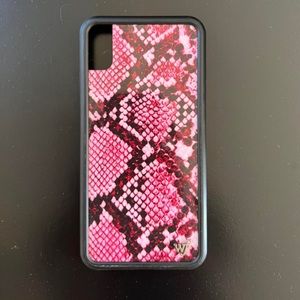 Wildflower Pink Snakeskin phone case